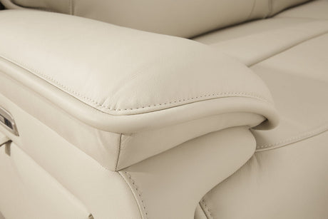 Double Deal Almond Power Reclining Sofa & Loveseat by Ashley at Eve Furniture
