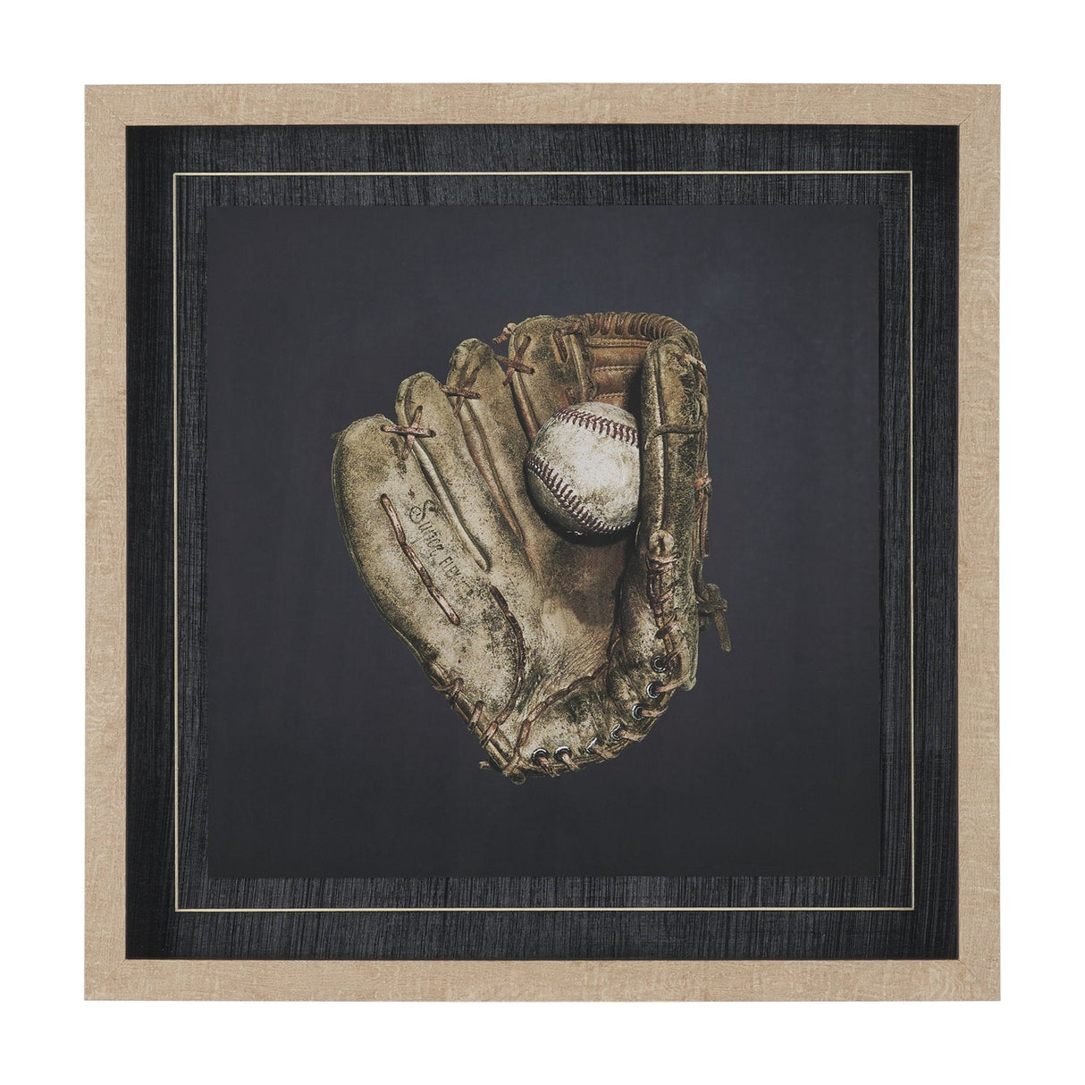 Double Play V by Mercana Studio Textured Framed Art Print Matted under Glass by Mercana at Eve Furniture