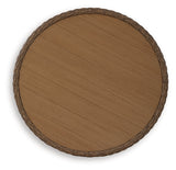 Double Point Beige Outdoor Coffee Table by ASHLEY FURNITURE at Eve Furniture