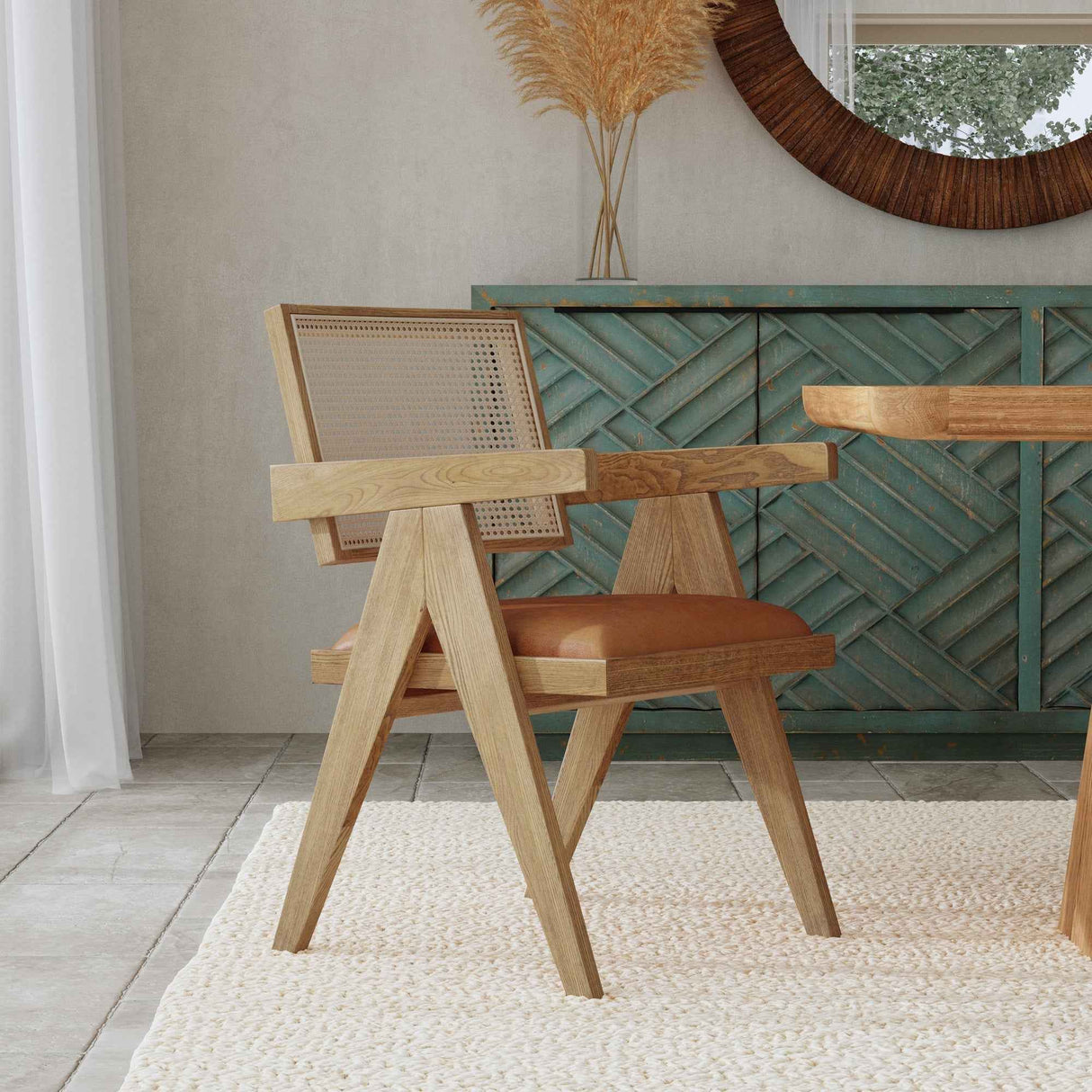 Douglas Tan Dining Chair by Classic Home at Eve Furniture