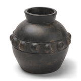 Douro Small Earthy Brown Dotted Vase by Mercana at Eve Furniture