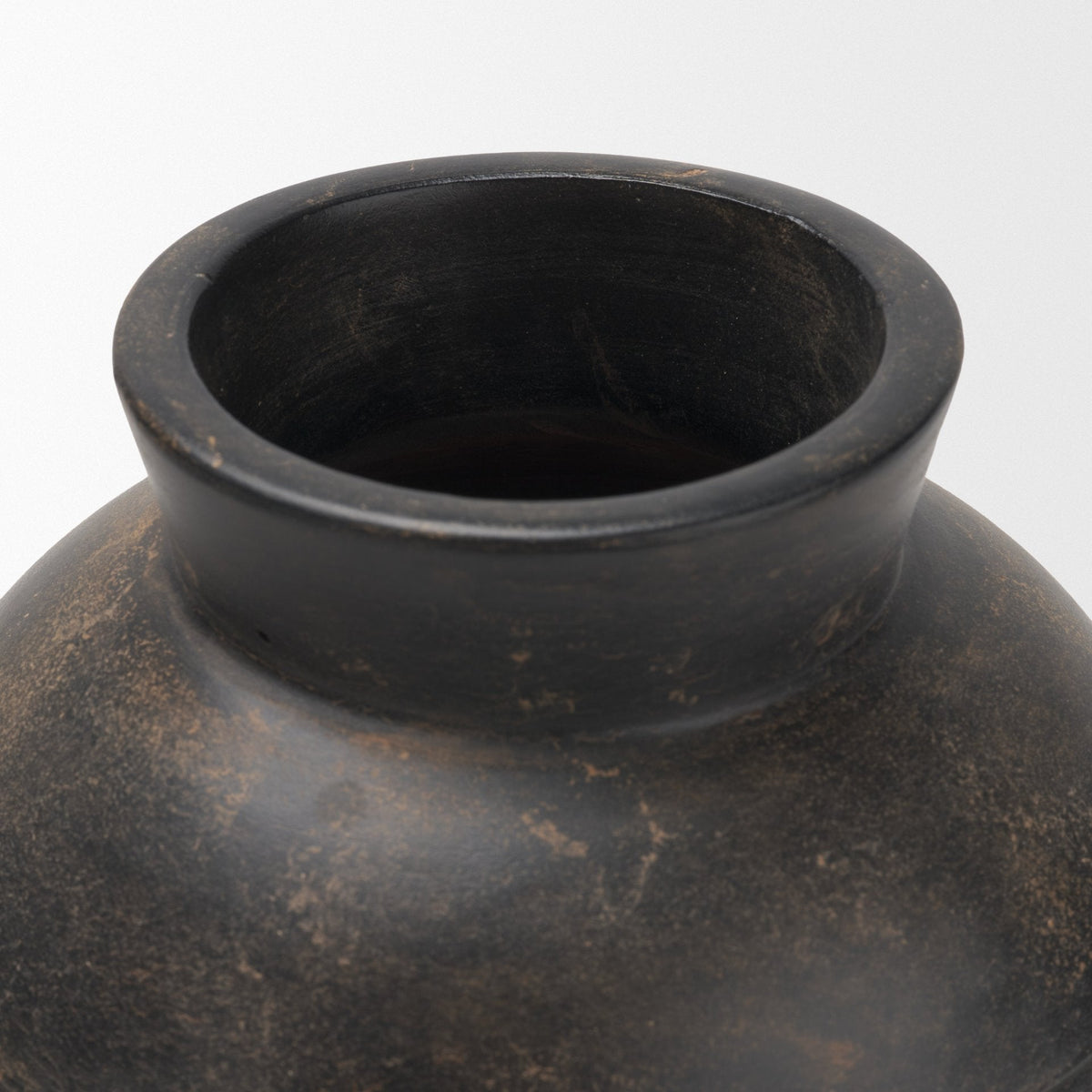 Douro Small Earthy Brown Dotted Vase by Mercana at Eve Furniture