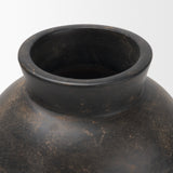 Douro Small Earthy Brown Dotted Vase by Mercana at Eve Furniture