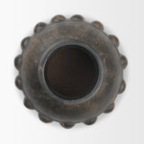 Douro Small Earthy Brown Dotted Vase by Mercana at Eve Furniture