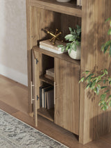 Dovander Brown Display Cabinet