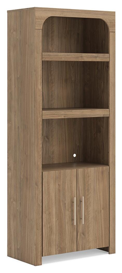 Dovander Brown Display Cabinet