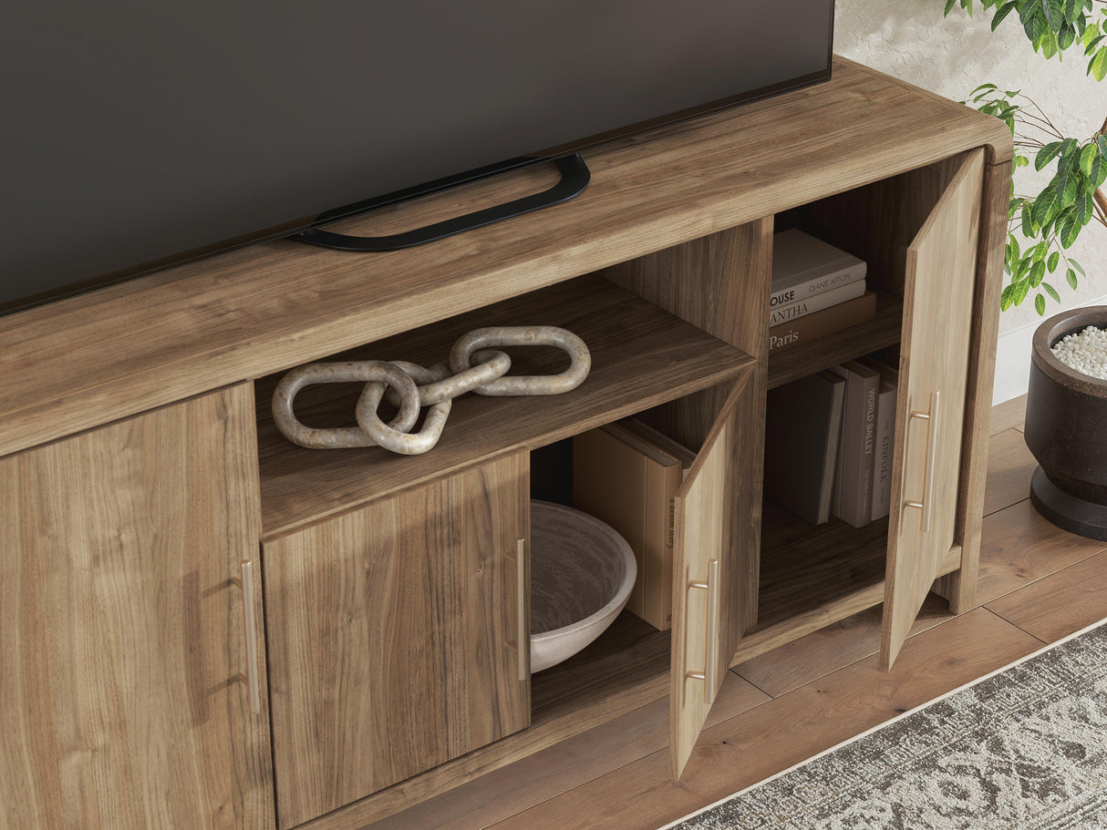 Dovander Brown Extra Large TV Stand