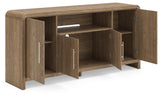 Dovander Brown Extra Large TV Stand