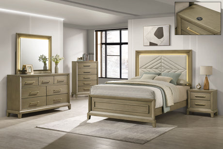 Dove Brown Bedroom Set by Cosmos Furniture at Eve Furniture