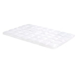 Down Alternative White Full 3" Mattress Topper by Malouf at Eve Furniture