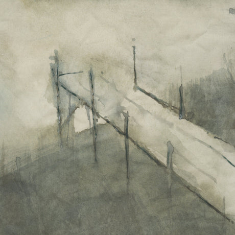 Down By The Dock by Mercana Studio a Hand Embellished Framed Art Print Matted under Glass by Mercana at Eve Furniture