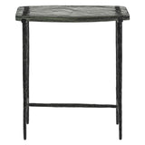 Downey 17" Side Table with Glass Top by Home Trends & Design at Eve Furniture