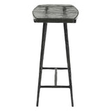 Downey 17" Side Table with Glass Top by Home Trends & Design at Eve Furniture