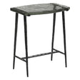 Downey 17" Side Table with Glass Top by Home Trends & Design at Eve Furniture