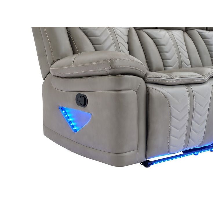 Innova Grey Reclining Sectional by New Era Innovations at Eve Furniture