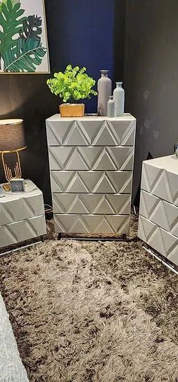 Vera Grey Platform Bedroom Set by New Era Innovations at Eve Furniture