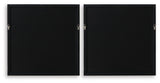 Downyard Black/Beige Wall Art, Set of 2 by Ashley at Eve Furniture