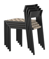 Draco Black Outdoor Dining Chair (Set of 2) by Zuomod at Eve Furniture