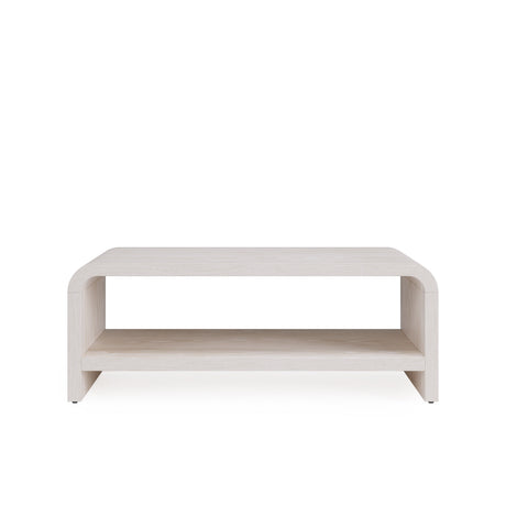 Drake Ash Wood Coffee Table in Sugar by Modus Furniture at Eve Furniture