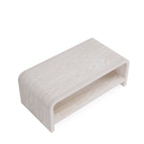 Drake Ash Wood Coffee Table in Sugar by Modus Furniture at Eve Furniture