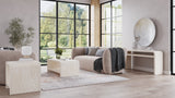 Drake Ash Wood Coffee Table in Sugar by Modus Furniture at Eve Furniture
