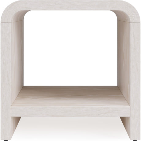 Drake Ash Wood Side Table in Sugar by Modus Furniture at Eve Furniture