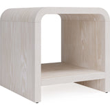 Drake Ash Wood Side Table in Sugar by Modus Furniture at Eve Furniture
