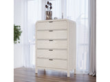 Drake Five Drawer Chest in Sugar by Modus Furniture at Eve Furniture