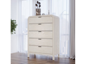 Drake Five Drawer Chest in Sugar by Modus Furniture at Eve Furniture