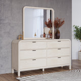 Drake Six Drawer Dresser in Sugar by Modus Furniture at Eve Furniture