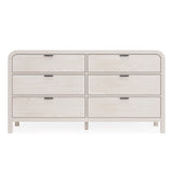 Drake Six Drawer Dresser in Sugar by Modus Furniture at Eve Furniture