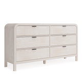 Drake Six Drawer Dresser in Sugar by Modus Furniture at Eve Furniture
