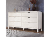 Drake Six Drawer Dresser in Sugar by Modus Furniture at Eve Furniture