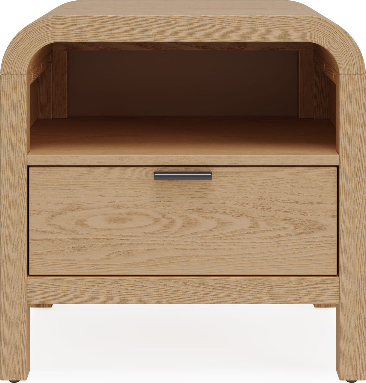 Drake Timber One Drawer Nightstand W/USB by Modus Furniture at Eve Furniture