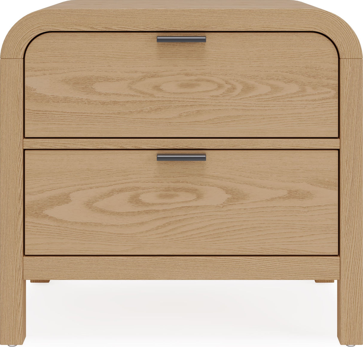 Drake Timber Two Drawer Nightstand W/USB by Modus Furniture at Eve Furniture