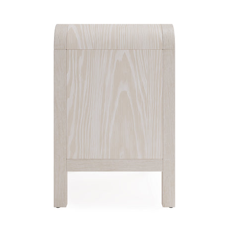 Drake Two Drawer USB-Charging Nightstand in Sugar by Modus Furniture at Eve Furniture