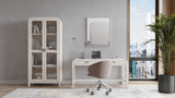 Drake Two Drawer Writing Desk in Sugar by Modus Furniture at Eve Furniture
