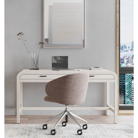 Drake Two Drawer Writing Desk in Sugar by Modus Furniture at Eve Furniture