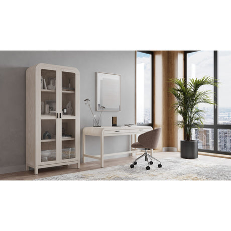 Drake Two Drawer Writing Desk in Sugar by Modus Furniture at Eve Furniture