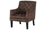 Drakelle Mahogany Accent Chair by Ashley at Eve Furniture