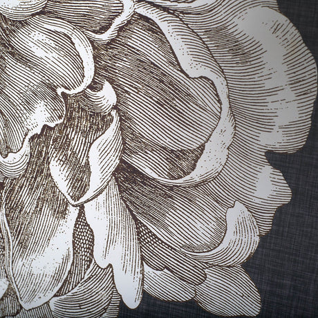 Dramatic Peony I by Vision Studio a Hand Embellished Textured Framed Art Print Matted under Glass by Mercana at Eve Furniture