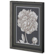 Dramatic Peony I by Vision Studio a Hand Embellished Textured Framed Art Print Matted under Glass by Mercana at Eve Furniture