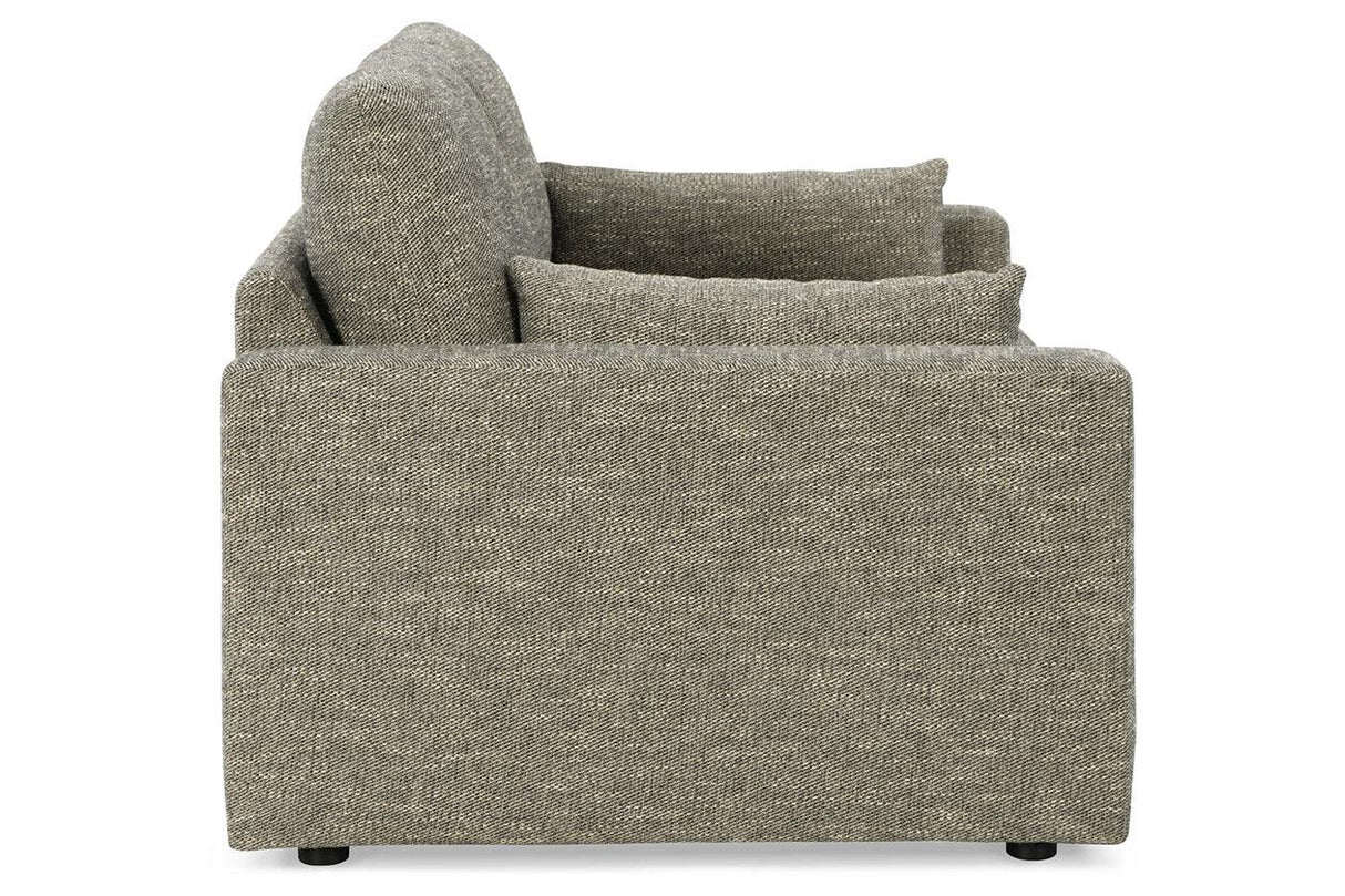 Dramatic Granite Loveseat by Ashley at Eve Furniture