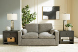 Dramatic Granite Loveseat by Ashley at Eve Furniture
