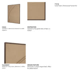 Drape III Camel Fabric Dimensional Framed Art by Mercana at Eve Furniture