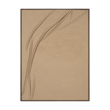 Drape III Camel Fabric Dimensional Framed Art by Mercana at Eve Furniture