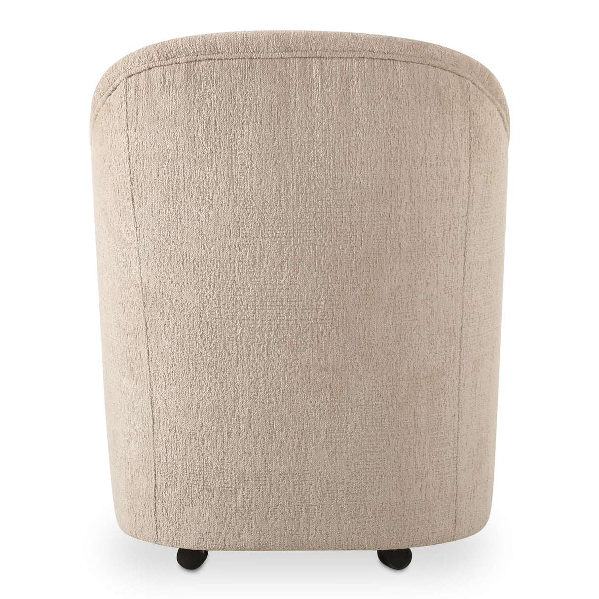 Drava Beige Rolling Dining Chair by MOES at Eve Furniture
