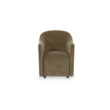 Drava Green Rolling Dining Chair by Moe's Home at Eve Furniture