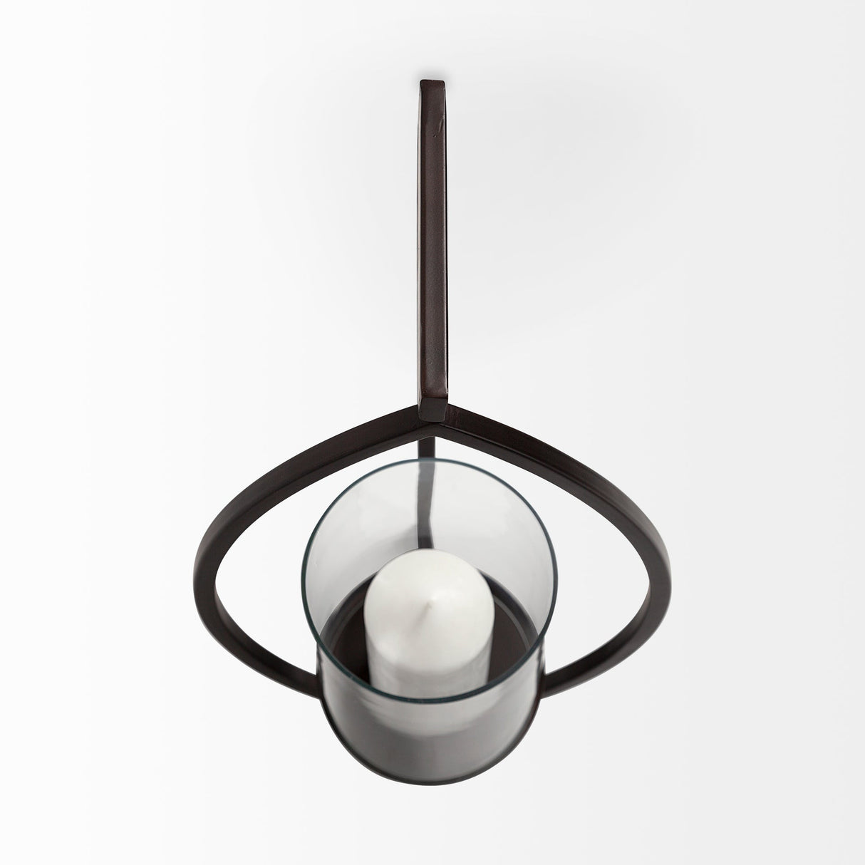 Drax Black Metal Wall Candle Holder by Mercana at Eve Furniture