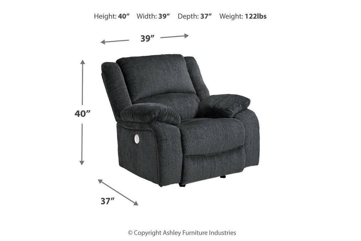 Draycoll Power Rocker Recliner by Ashley at Eve Furniture